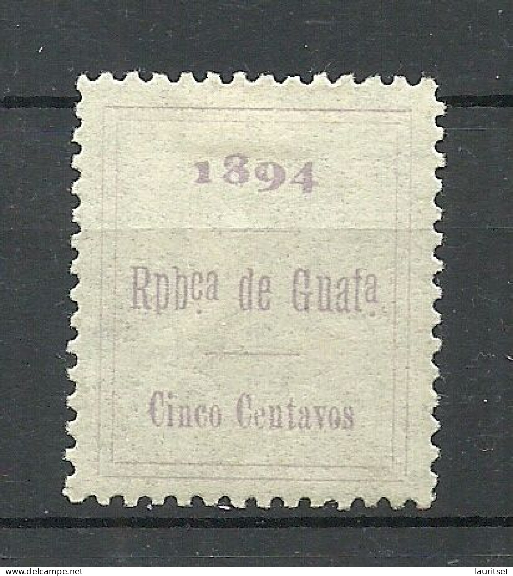 GUATEMALA 1894 Tax Revenue D. De Guata * - Guatemala