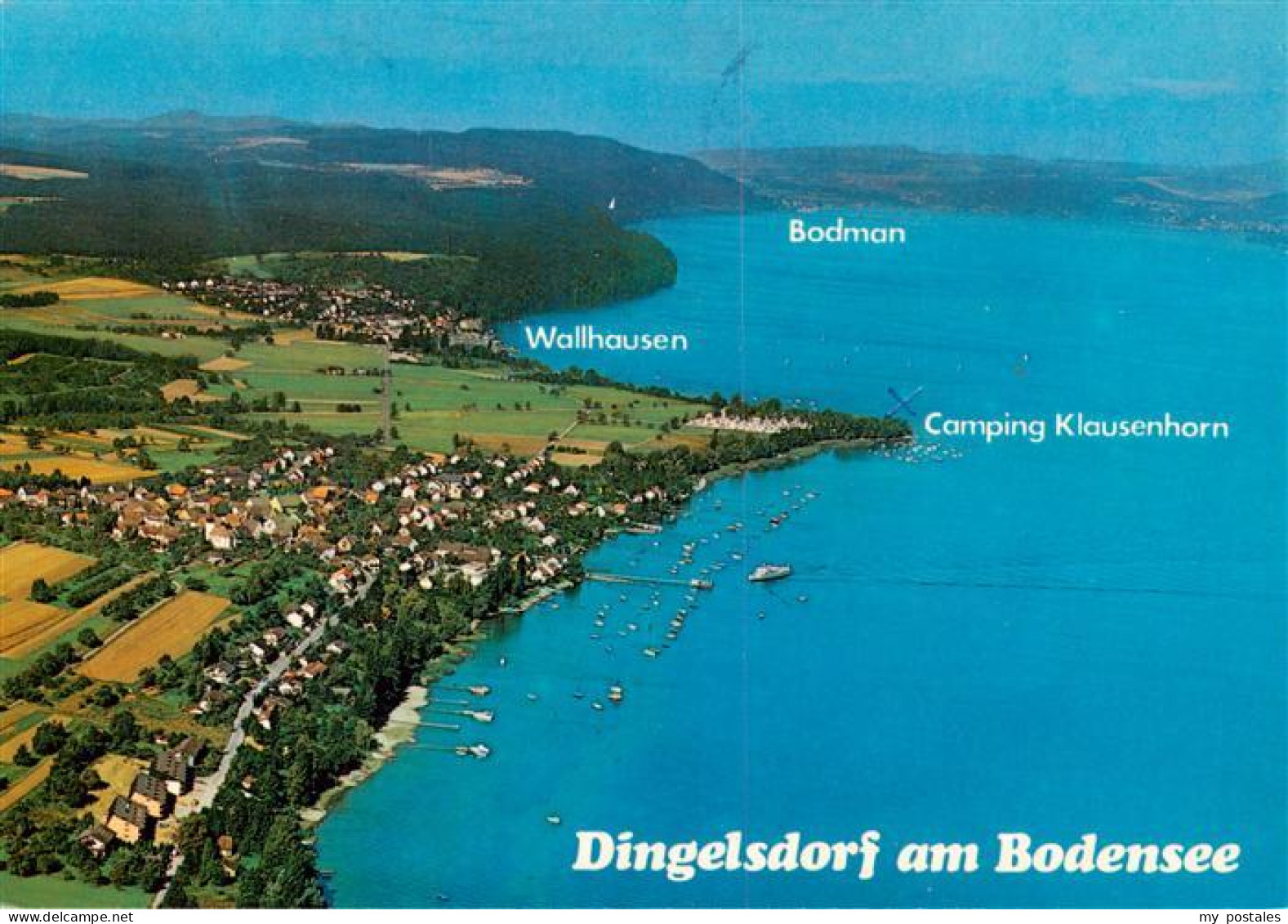 73941868 Dingelsdorf_Konstanz_Bodensee Fliegeraufnahme Mit Wallhausen Und Campin - Konstanz