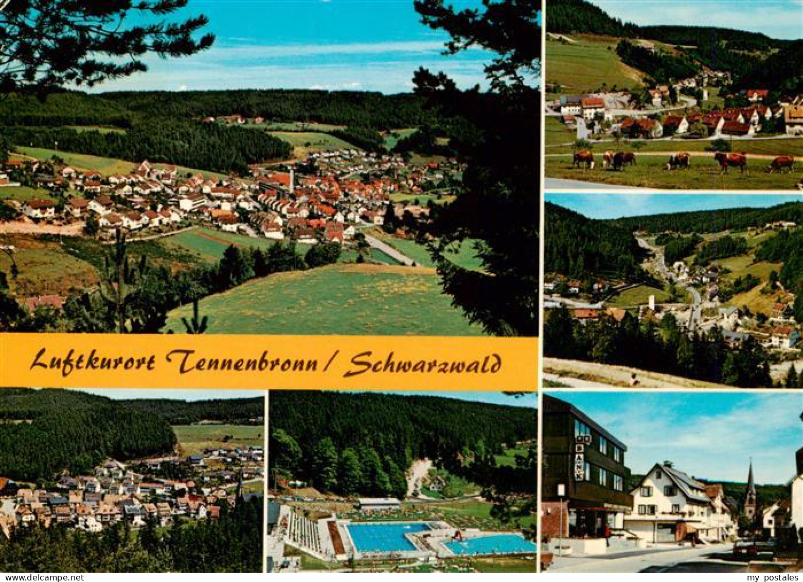 73941855 Tennenbronn Panorama Teilansichten Schwimmbad Ortspartie - Schramberg