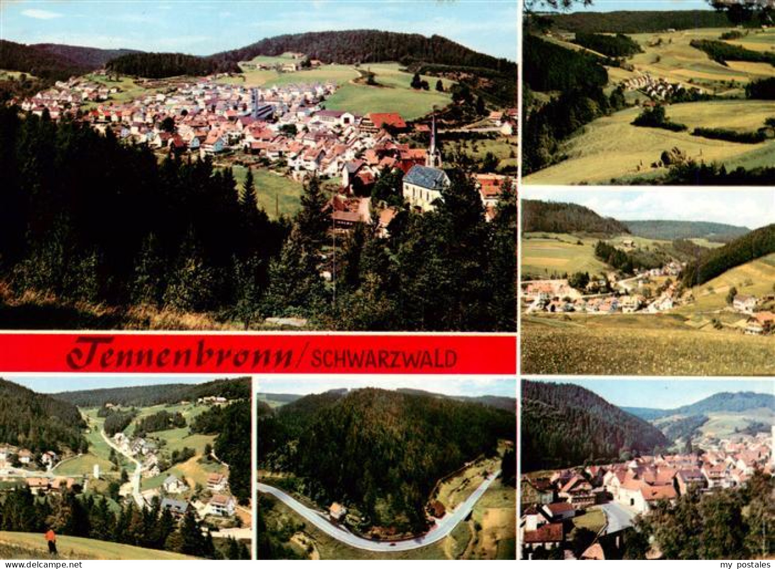 73941852 Tennenbronn Fliegeraufnahmen Panorama Strassenpartie Ortsansicht - Schramberg