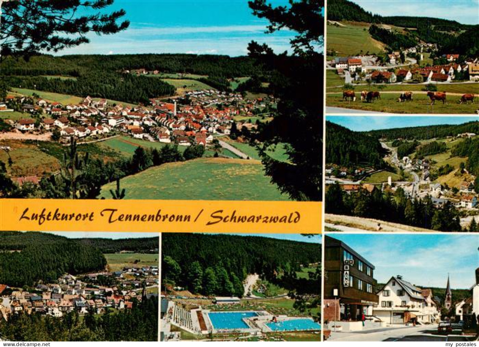 73941832 Tennenbronn Panorama Teilansichten Schwimmbad Ortspartie - Schramberg