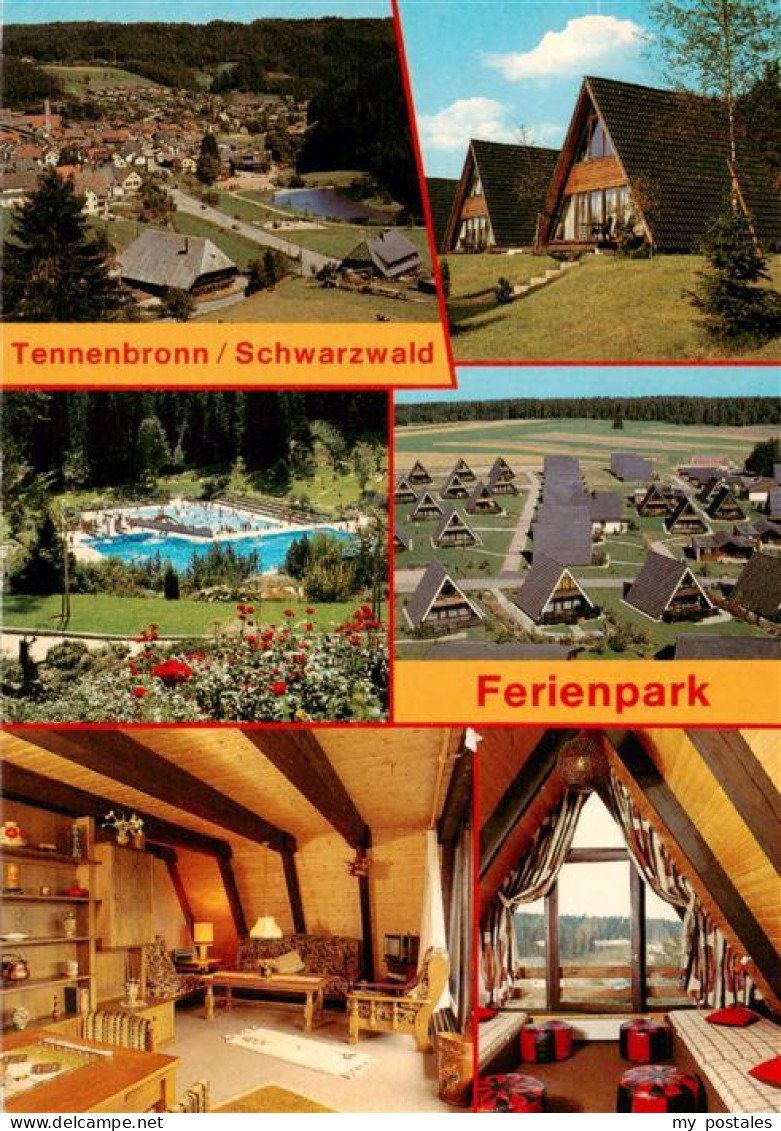 73941819 Tennenbronn Ferienpark Tennenbronn Bungalowdorf Panorama Schwimmbad - Schramberg