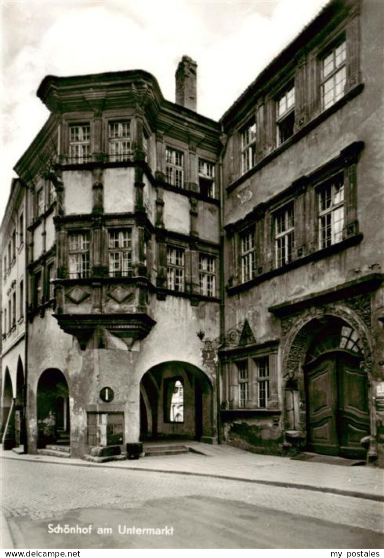 73900809 Goerlitz  Sachsen Schoenhof Am Untermarkt Aeltestes Renaissancehaus  - Görlitz