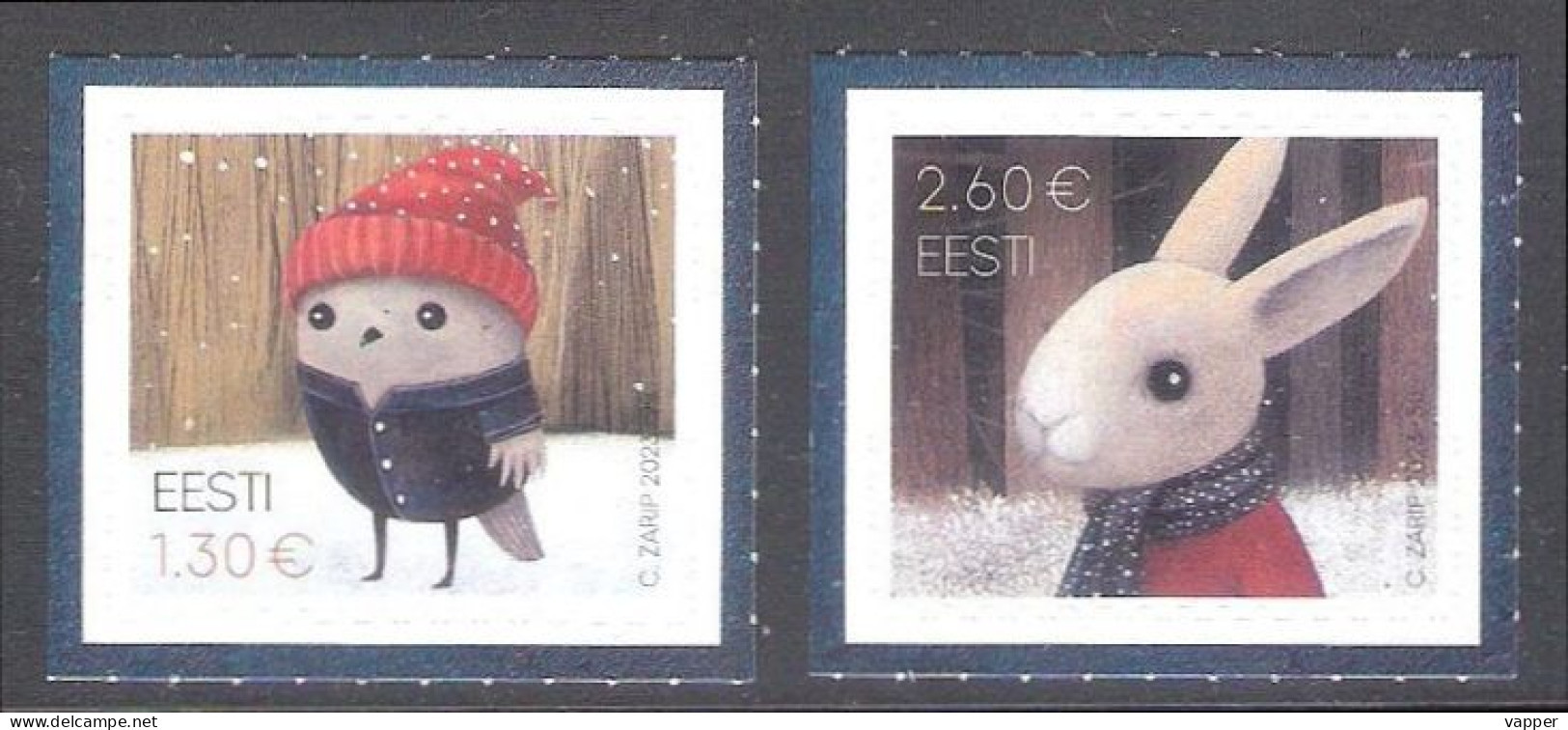 Christmas Estonia 2023 MNH Stamps  Mi 1088-9 - Estland