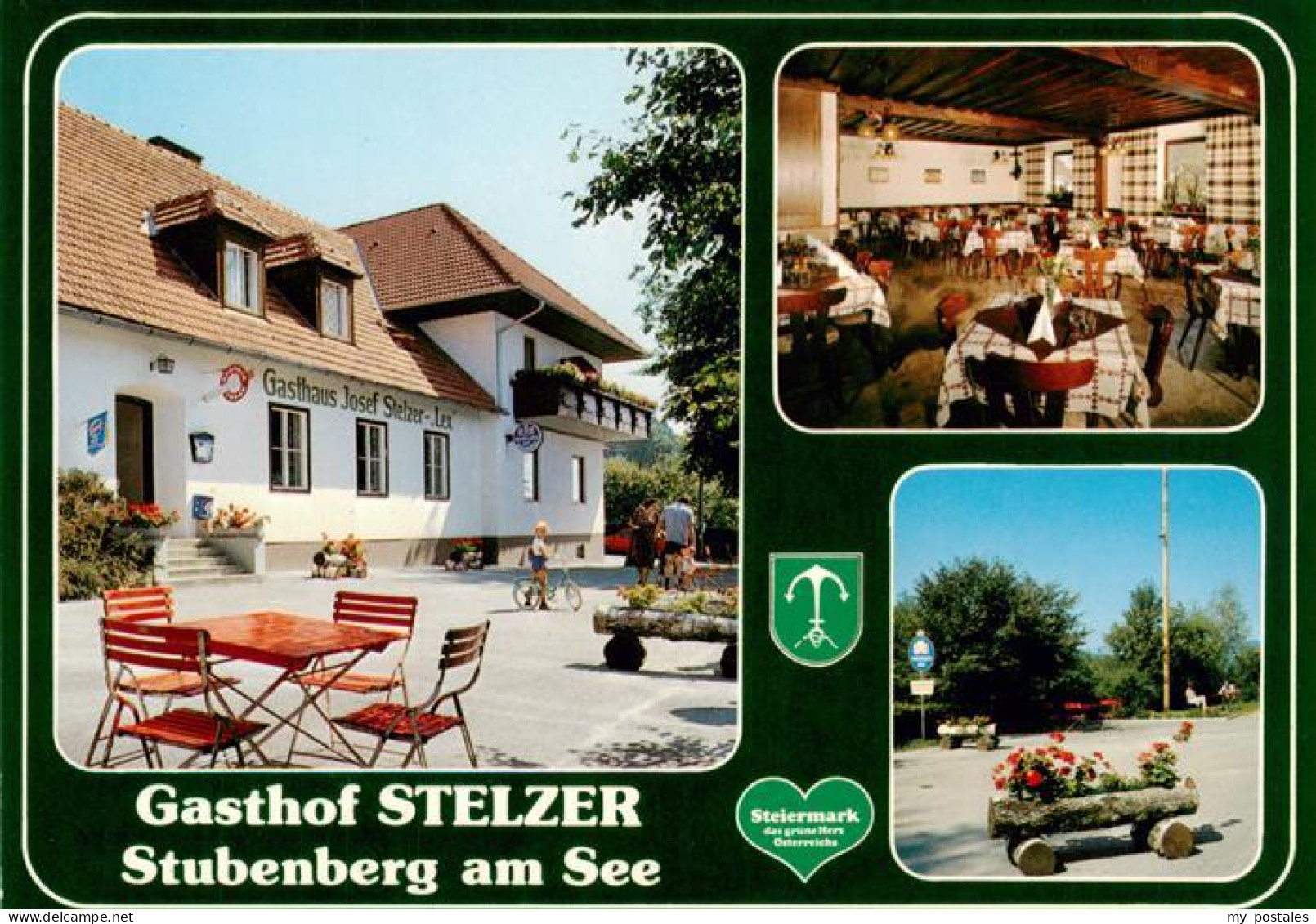 73900782 Stubenbergsee Stubenberg Steiermark AT Gasthof Steilzer Gastraum Blumen - Sonstige & Ohne Zuordnung