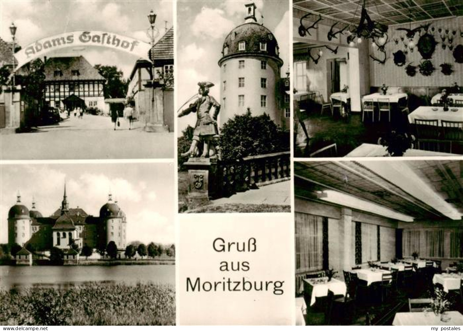 73900713 Moritzburg Sachsen Adams Gasthof Moritzburg Denkmal Gastraeume Moritzbu - Moritzburg