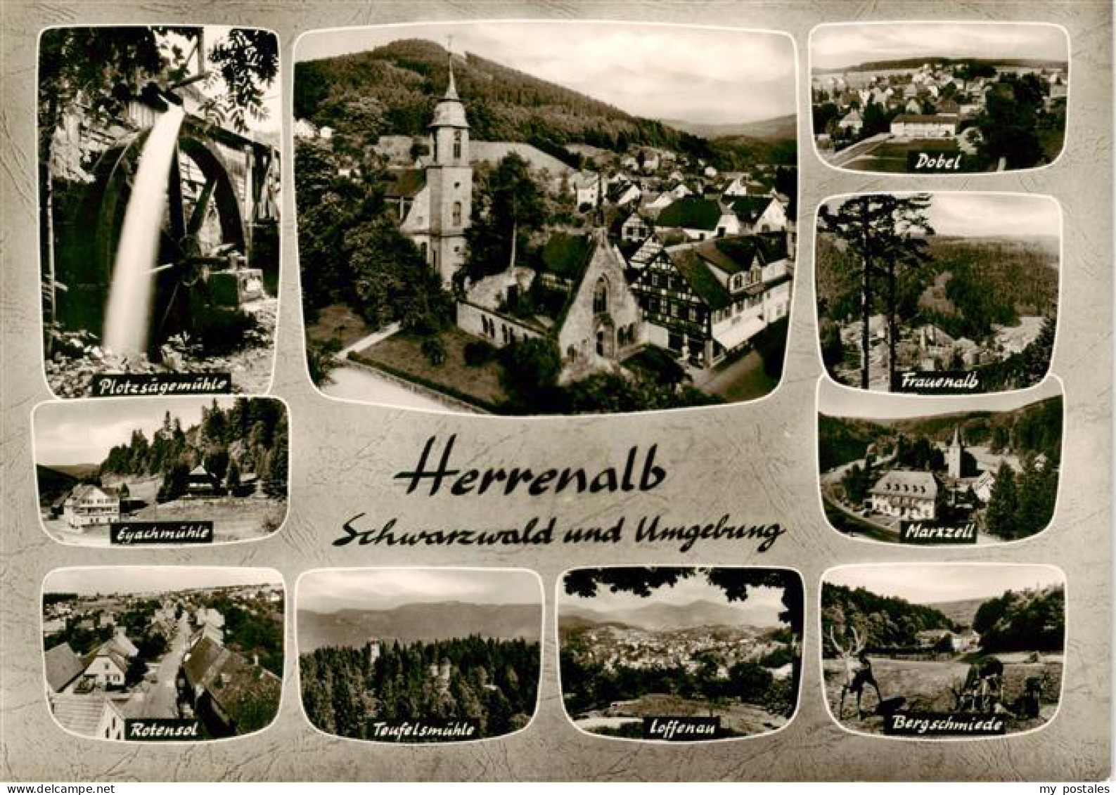 73900682 Herrenalb Bad Herrenalb Plotzsaegemuehle Eyachmuehle Rotensol Teufelsmu - Bad Herrenalb