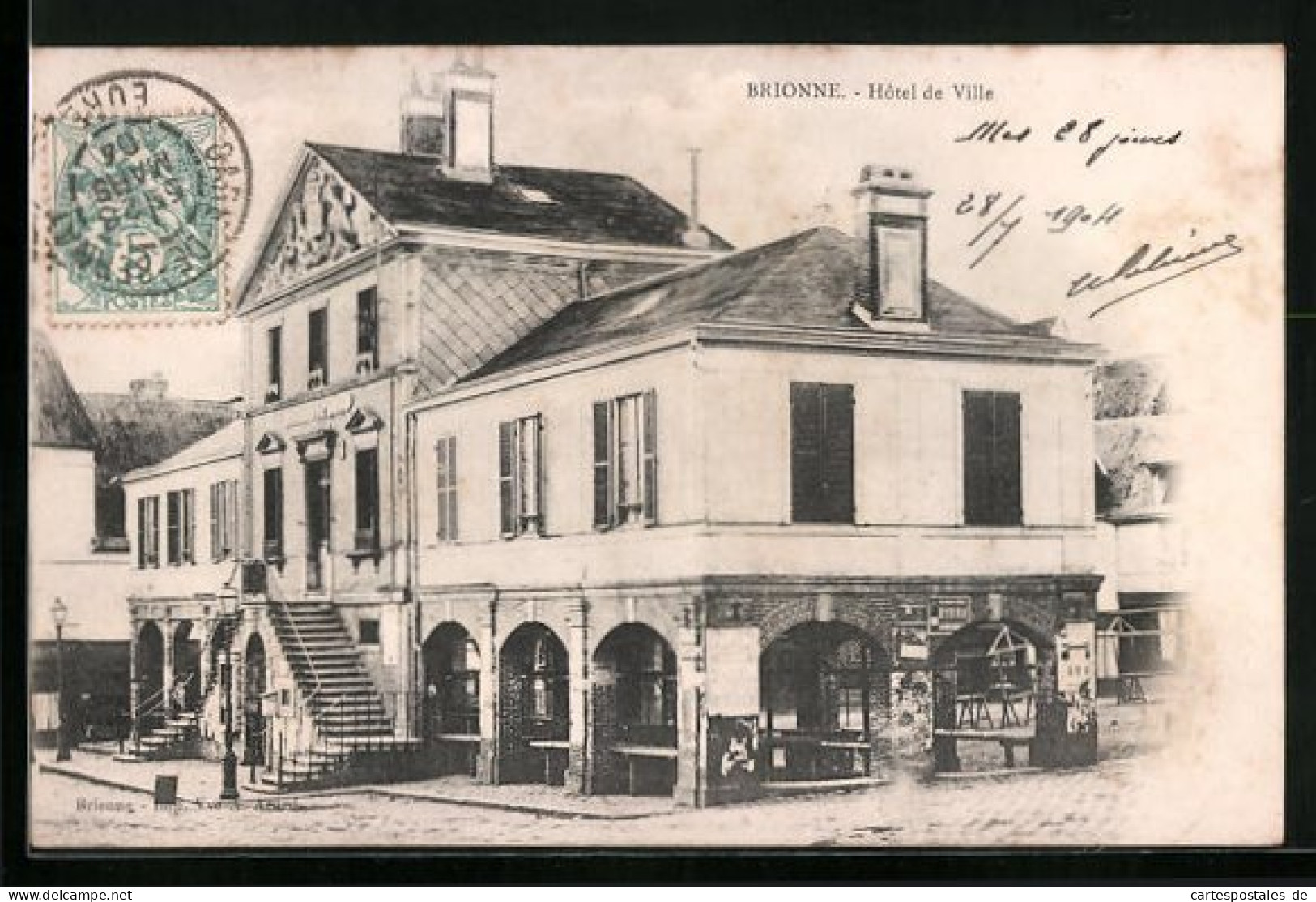 CPA Brionne, Hôtel De Ville  - Other & Unclassified