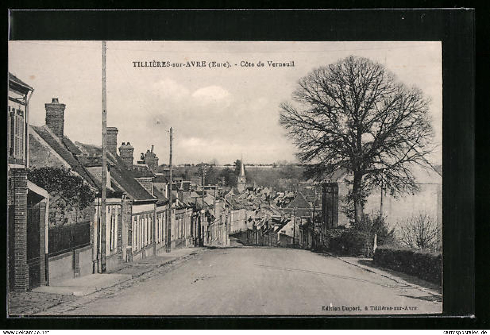 CPA Tillières-sur-Avre, La Cote De Verneuil  - Verneuil-sur-Avre