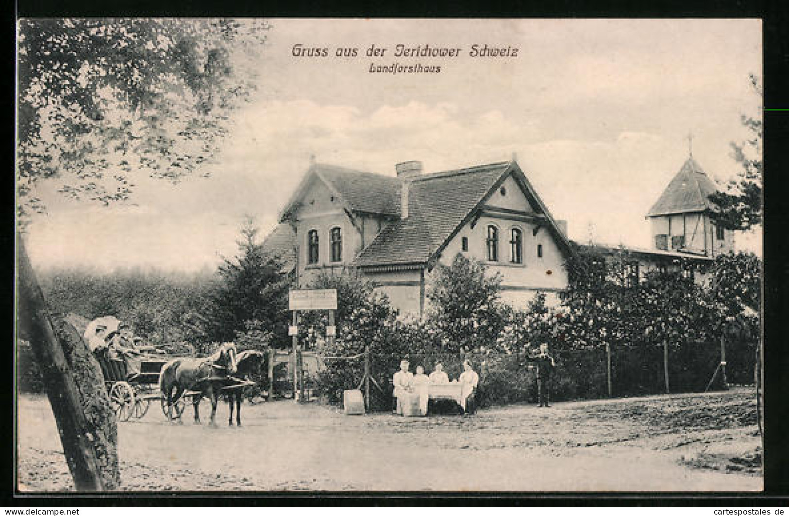 AK Jerichow, Landforsthaus In Der Jerichower Schweiz  - Hunting