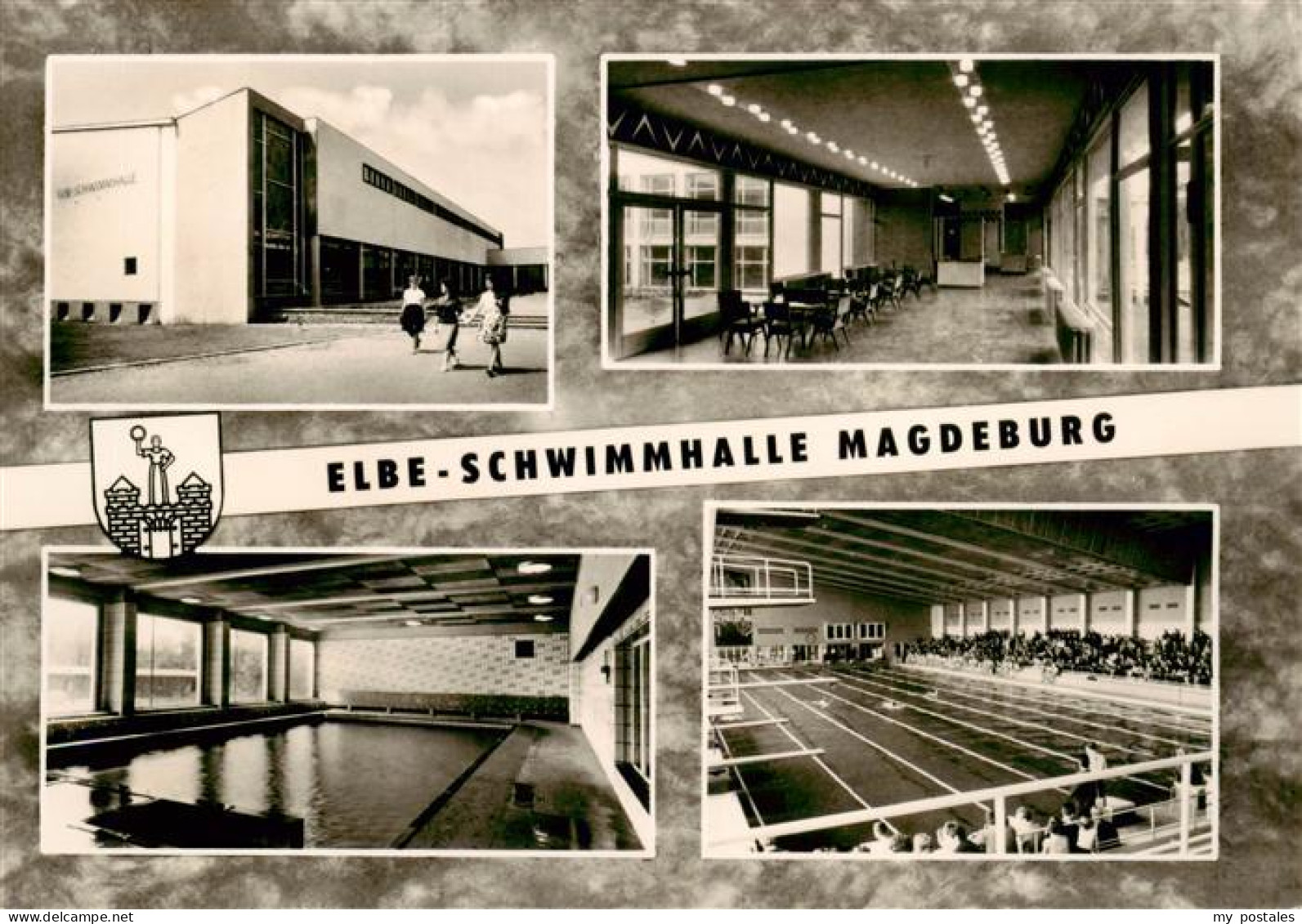 73900616 Magdeburg Elbe Schwimmhalle Details Magdeburg - Maagdenburg