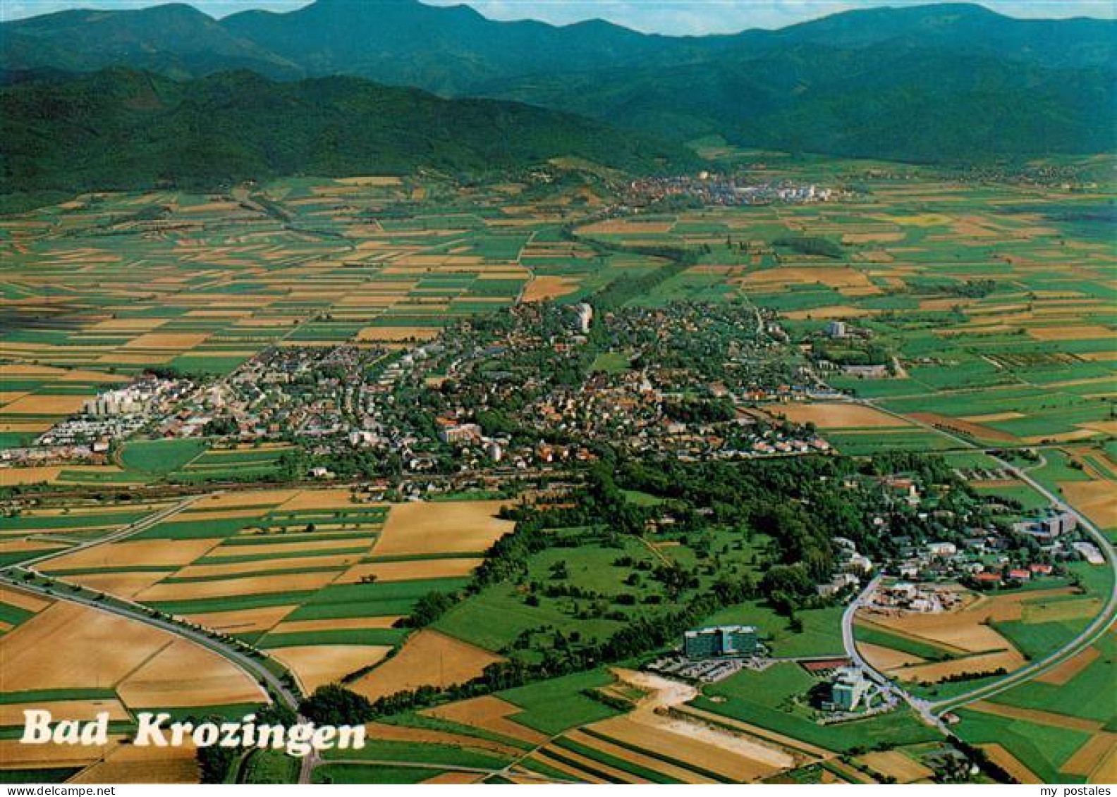 73900605 Bad Krozingen Fliegeraufnahme Mit Thermalheilbad Bad Krozingen - Bad Krozingen