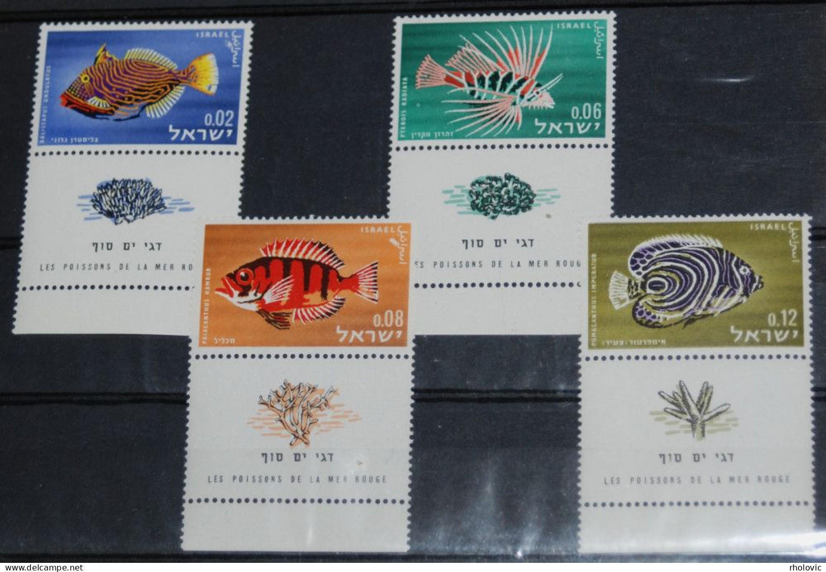 ISRAEL 1963, Fish, Fishes, Animals, Fauna, Mi #291-4 MNH** - Vissen