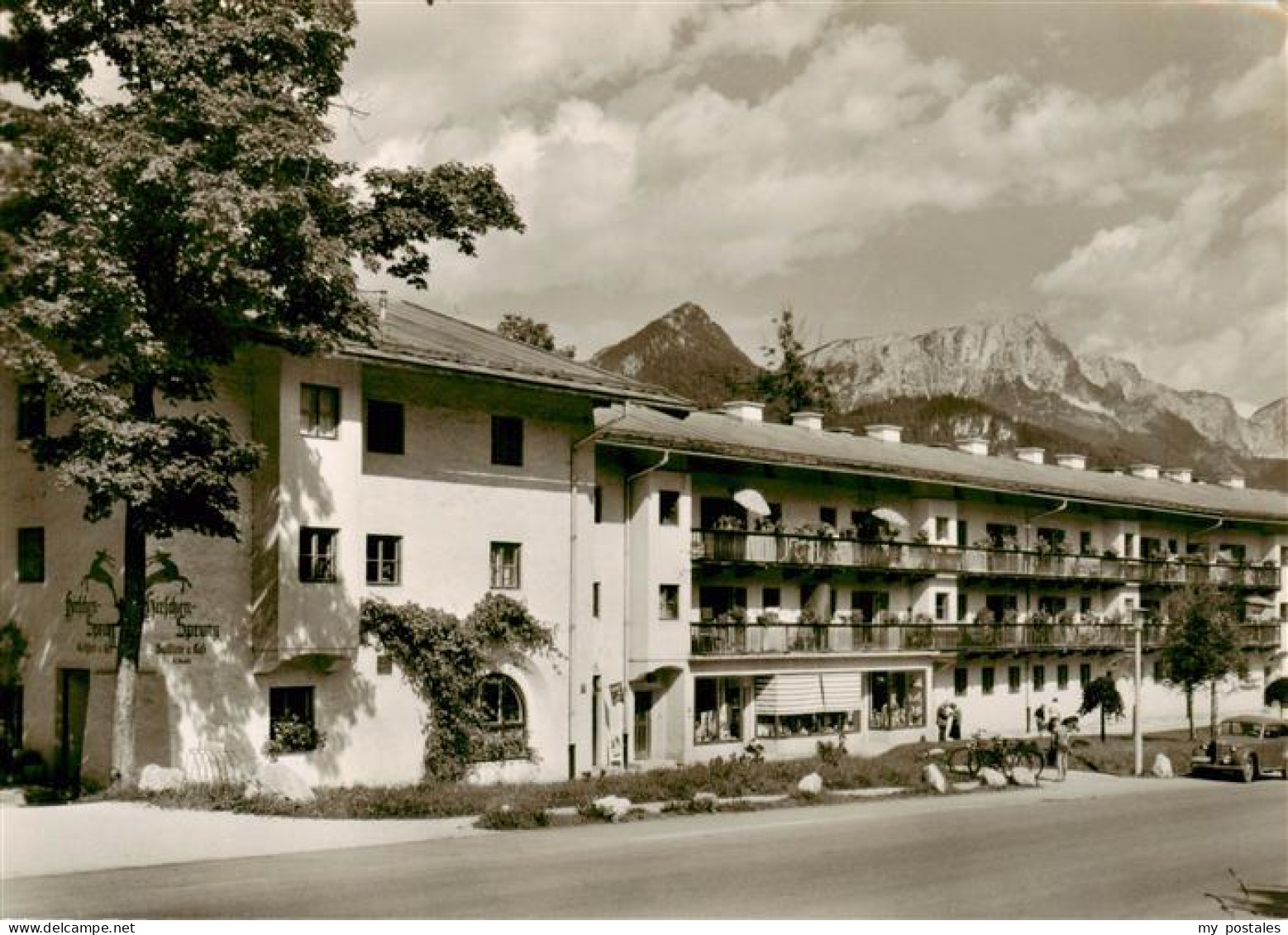 73900467 Berchtesgaden Gasthaus Hirschensprung Mit Untersberg Berchtesgaden - Berchtesgaden