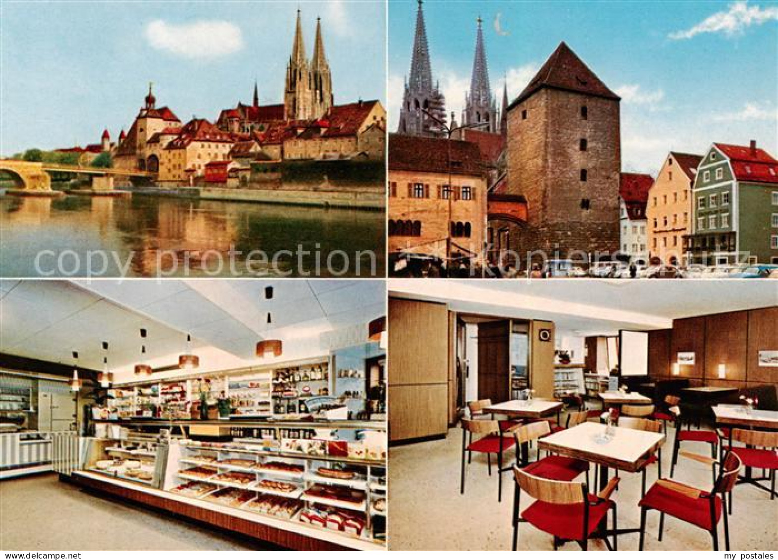 73862395 Regensburg Conditorei Cafe Orlando Di Lasso Altstadt Dom Blick Ueber Di - Regensburg