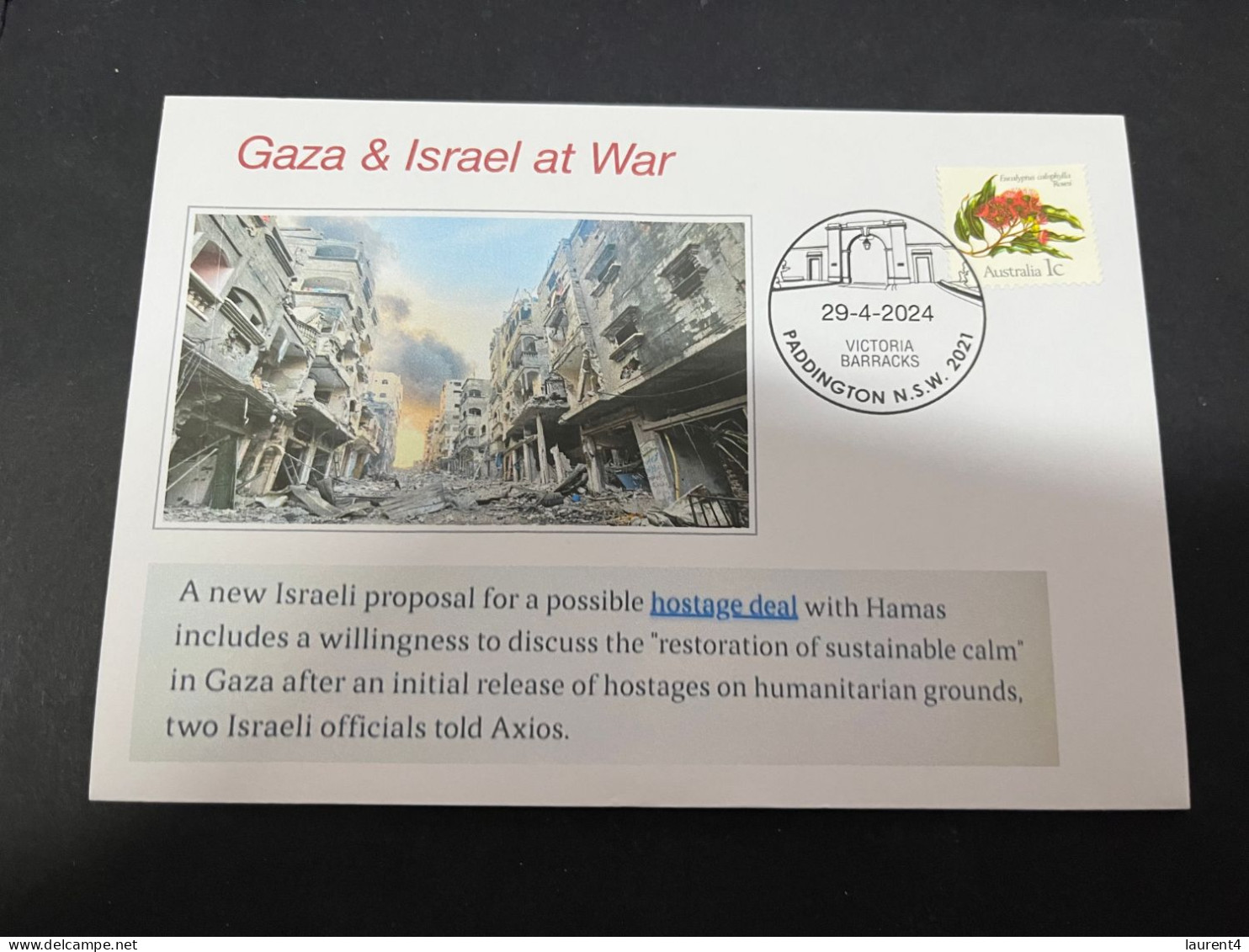 30-4-2024 (3 Z 26) GAZA War - New Israel Proposal For A Possible Deal With Hamas (hostage Release Etc) - Militaria