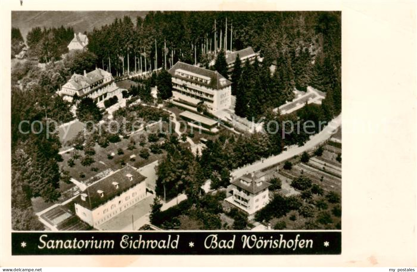 73794365 Bad Woerishofen Fliegeraufnahme Sanatorium Eichwald Bad Woerishofen - Bad Wörishofen