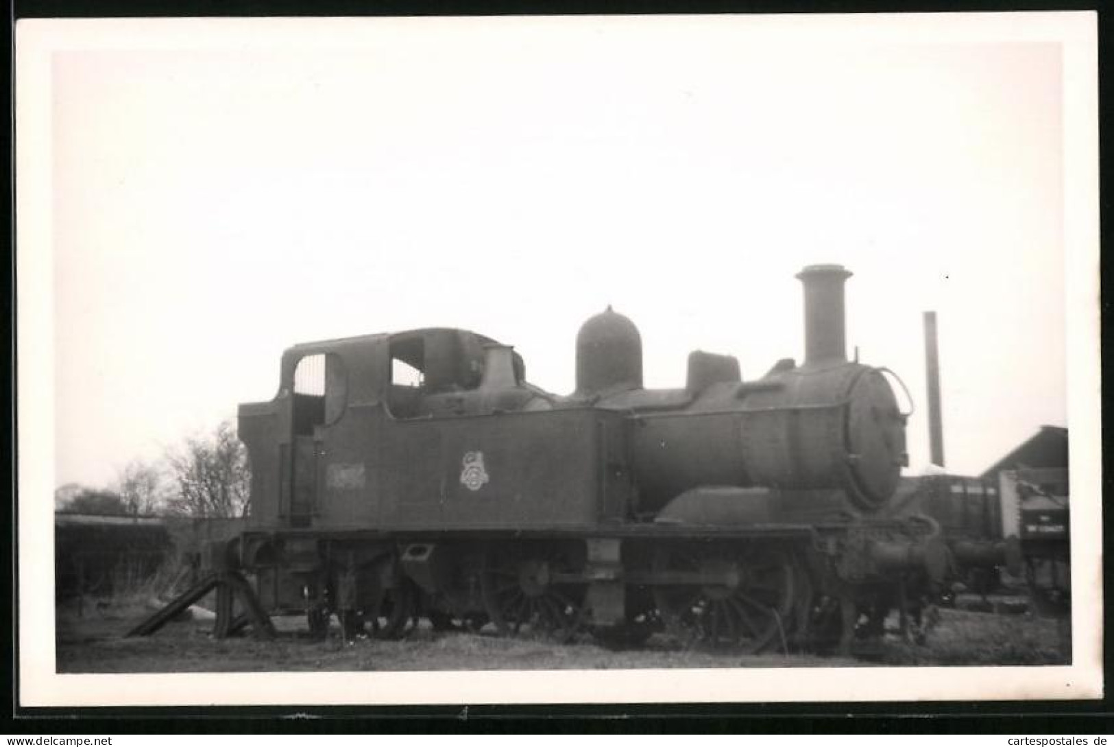 Fotografie Britische Eisenbahn, Dampflok, Lokomotive Auf Abstellgleis  - Eisenbahnen