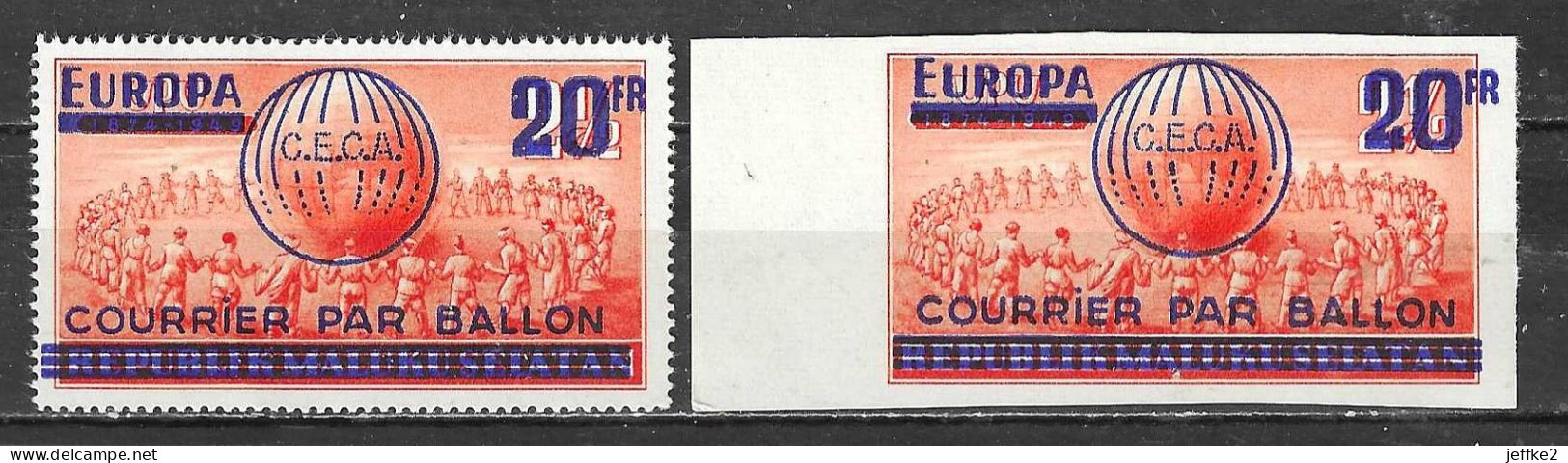 E87/87ND**  Ballon - Série Complète - MNH** - LOOK!!! - Erinnophilie [E]