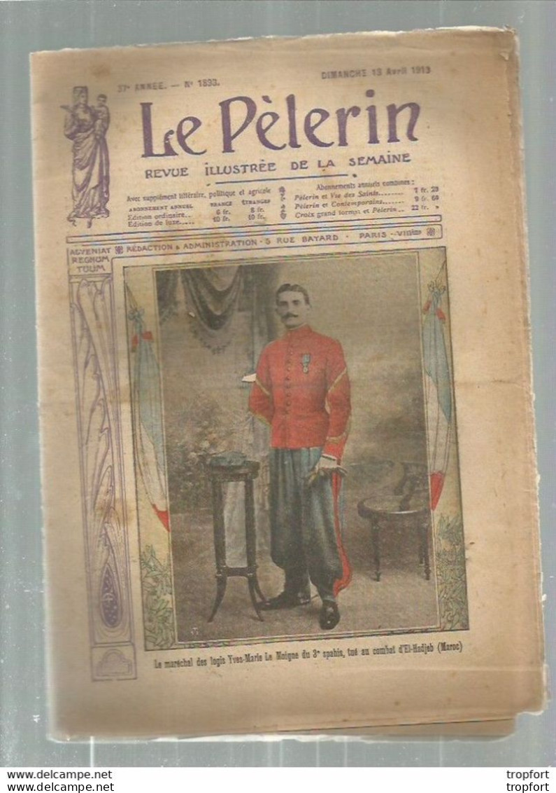 CC / Revue ANCIENNE 1913  Yves - Marie LEMOIGNE Du 3eme SPAHIS Tué Au Combat EL-HADJEB MAROC - 1950 - Oggi