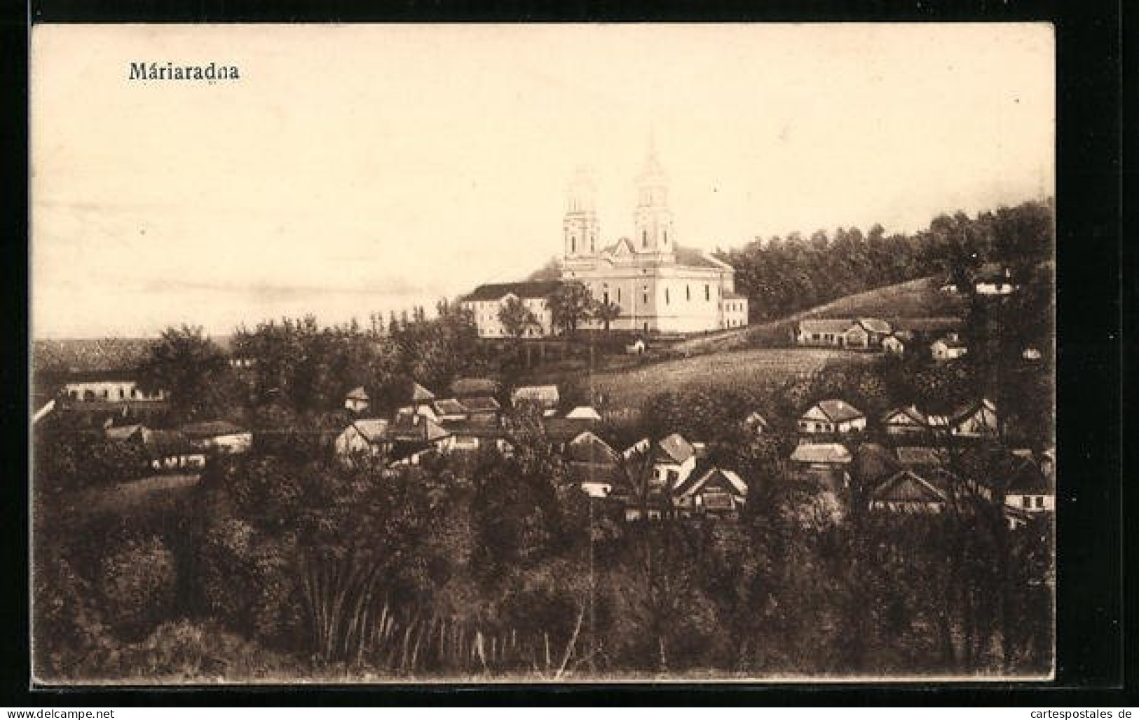 AK Máriaradna, Totalansicht Mit Wallfahrtskirche  - Romania