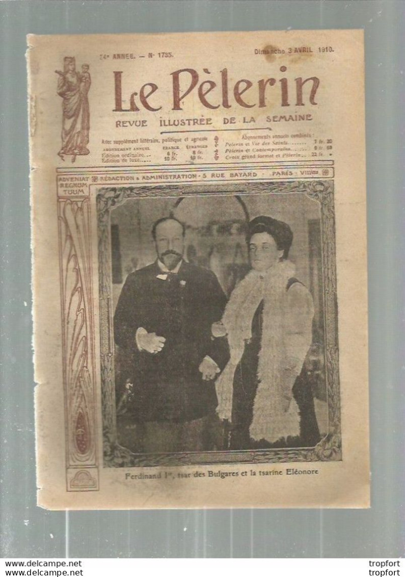 CC / Revue ANCIENNE 1910  FERDINAND 1er TSAR De Bulgares Et La TSARINE ELEONORE  BULGARIE - 1950 - Heute