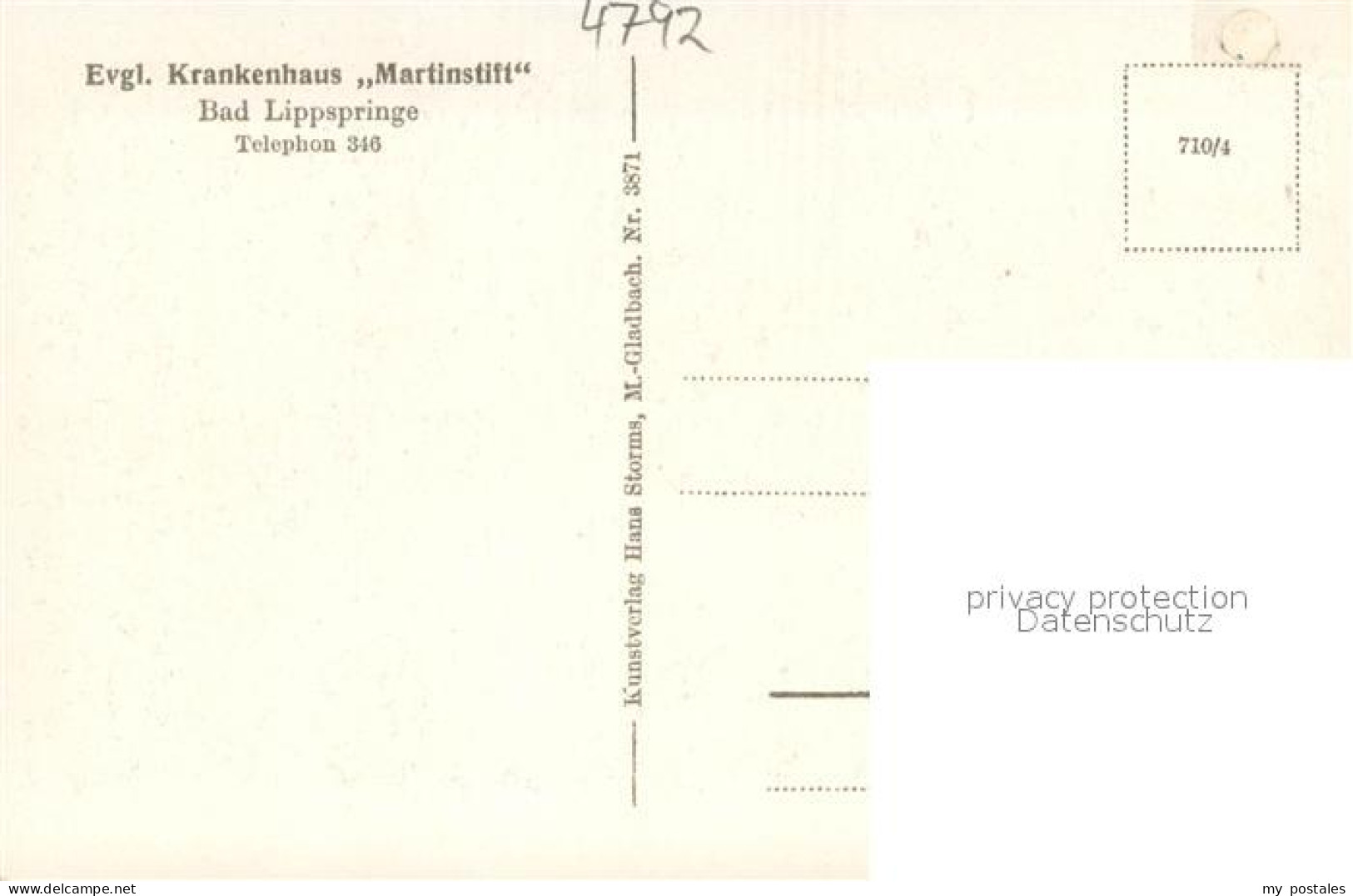 73704696 Bad Lippspringe Evgl. Krankenhaus Martinstift Speisesaal Bad Lippspring - Bad Lippspringe