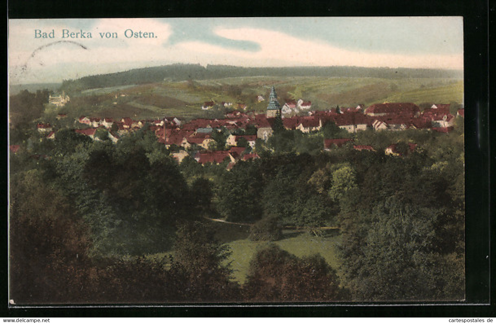 AK Bad Berka, Blick Auf Den Ort Von Osten  - Bad Berka