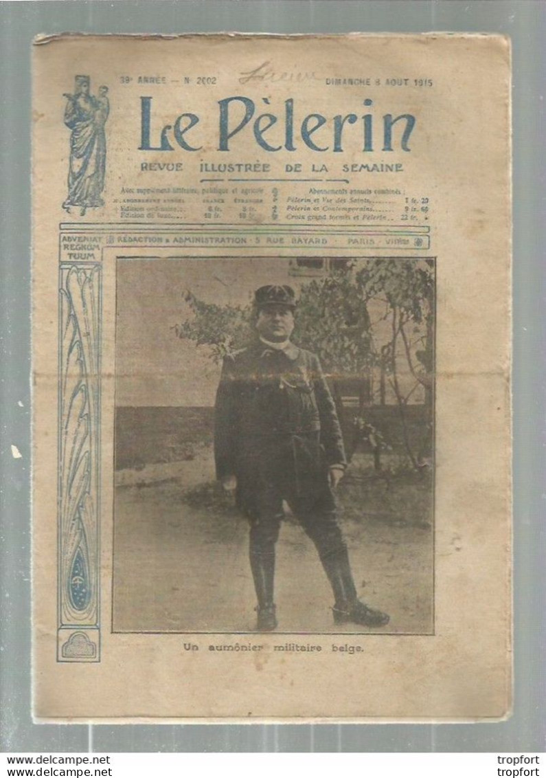 CC / Revue ANCIENNE 1915 Un AUMONIER Militaire BELGE Militaria BELGIQUE - 1950 - Heute