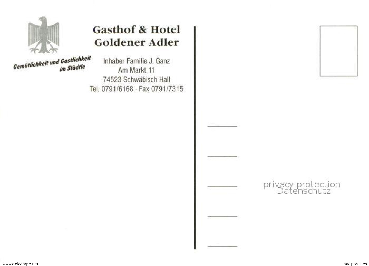73704631 Schwaebisch Hall Gasthof Hotel Goldener Adler Fachwerkhaus Schwaebisch  - Schwaebisch Hall