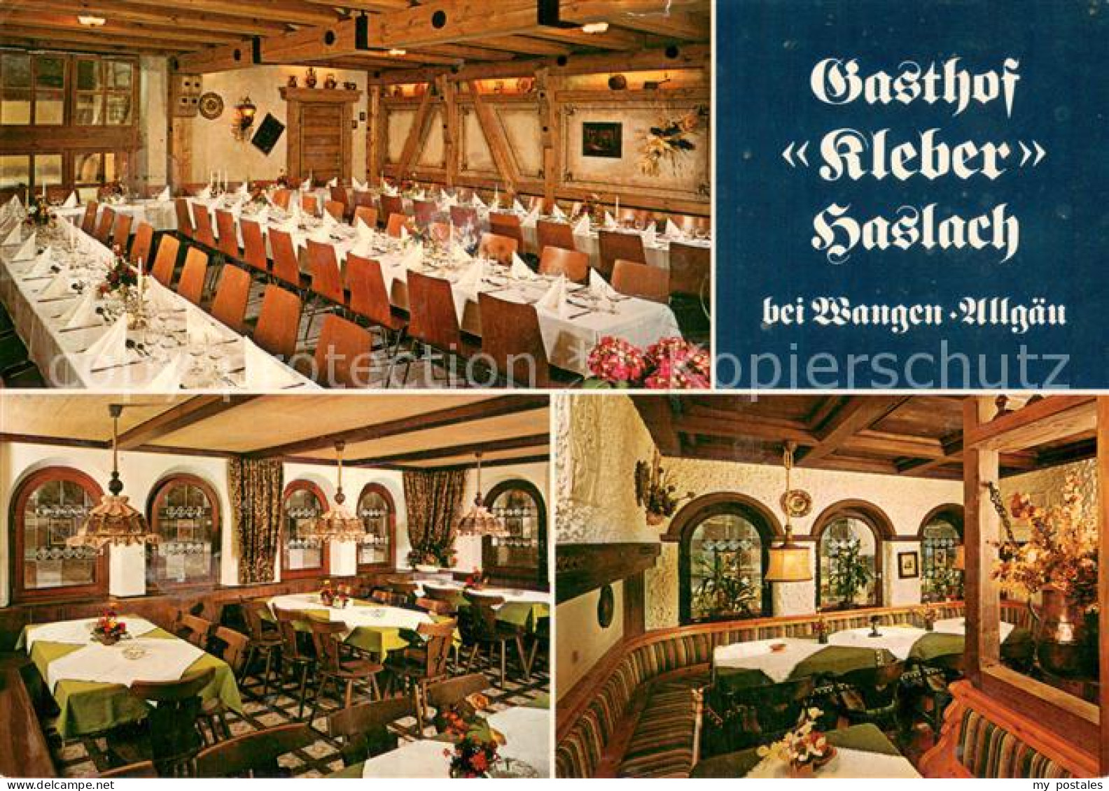 73704617 Haslach Wangen Allgaeu Gasthof Kleber Restaurant Festsaal Haslach Wange - Wangen I. Allg.