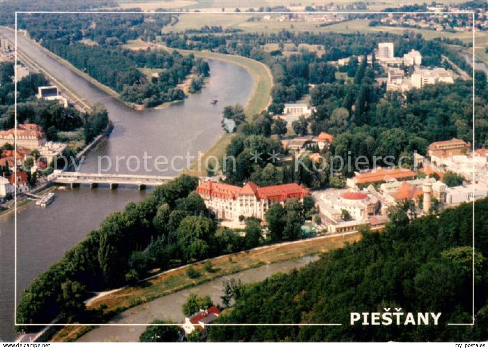 73704481 Piestany Fliegeraufnahme Piestany - Slowakei