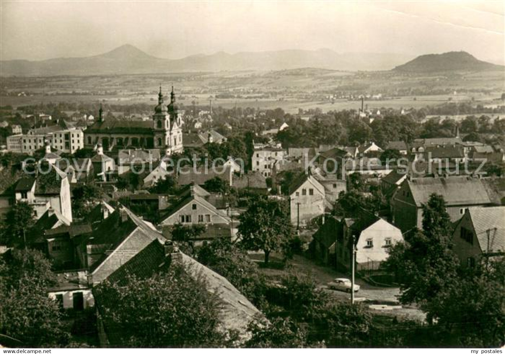 73704433 Krupka Stadtpanorama Blick Ins Erzgebirge Krupka - República Checa