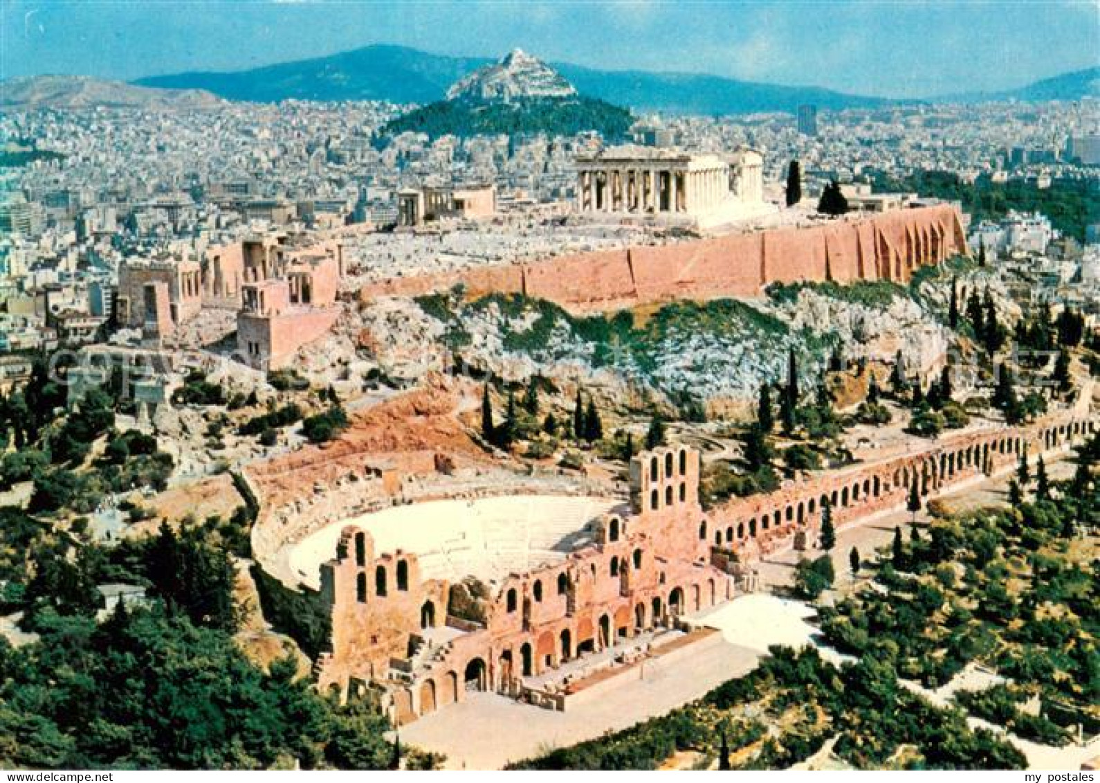 73704398 Athen Griechenland Odeon Des Hercodes Atticus Amphitheater Athen Griech - Greece