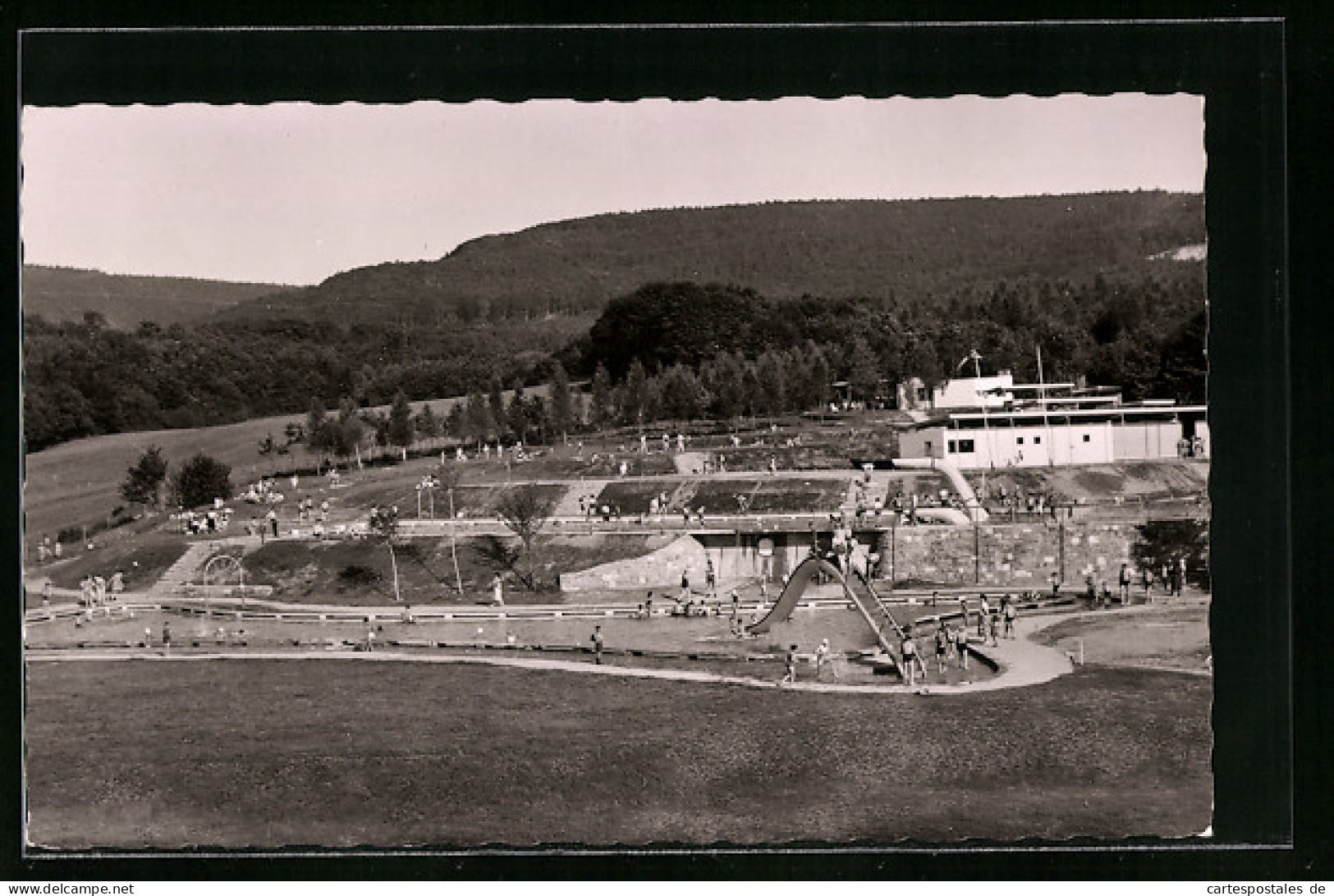 AK Malsch /Kr. Karlsruhe, Das Schwimmbad  - Karlsruhe