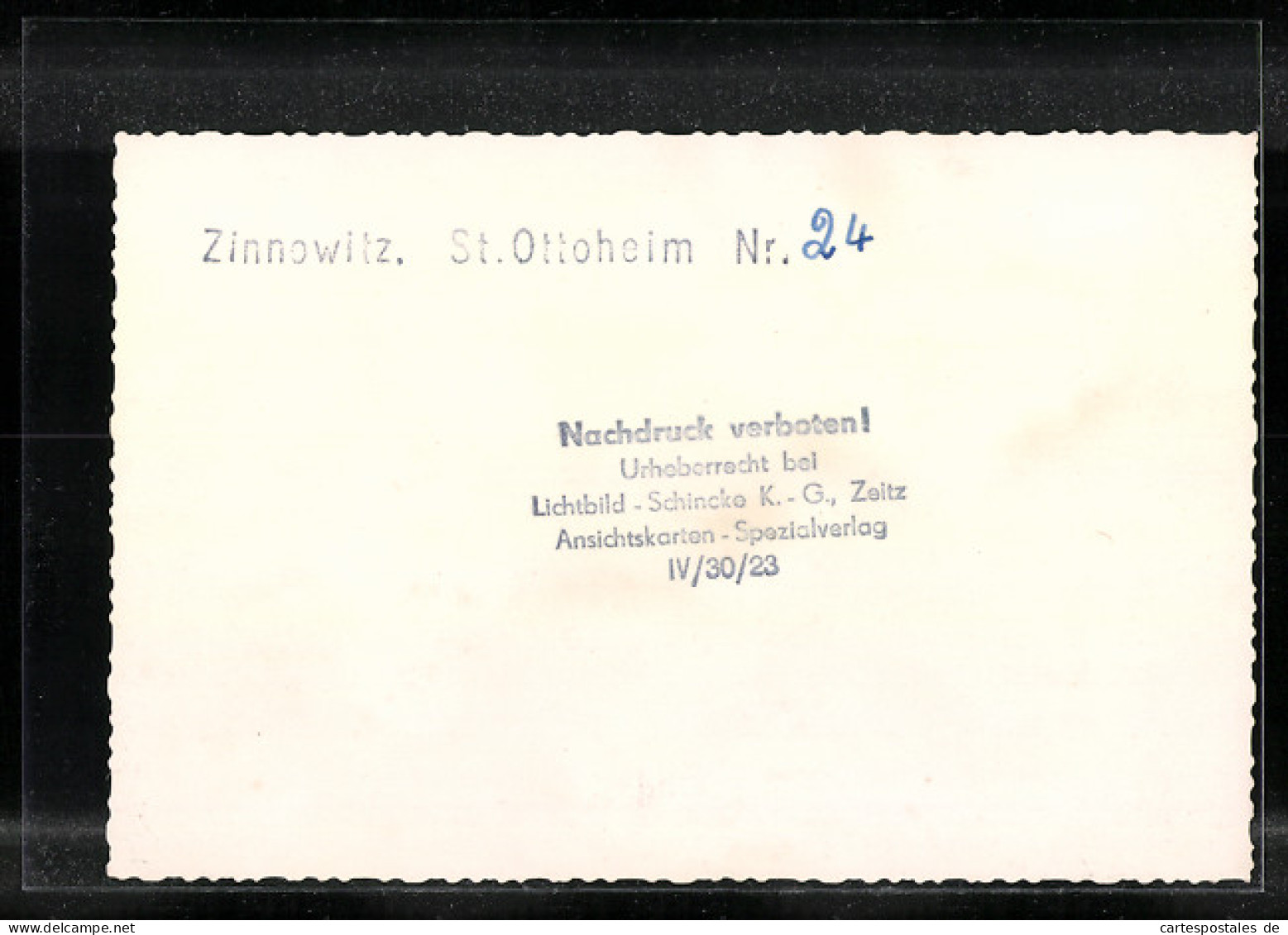 AK Zinnowitz, Blick Durch Bäume Auf Das St. Ottoheim  - Zinnowitz