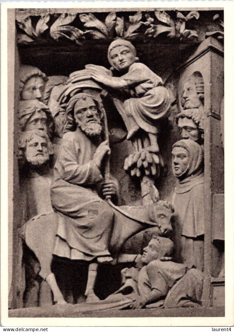 30-4-2024 (3 Z 26 A) Very Old  (2 B/w Potcards) Religious  - Strasbourg Cathedral - Jésus - Jesus