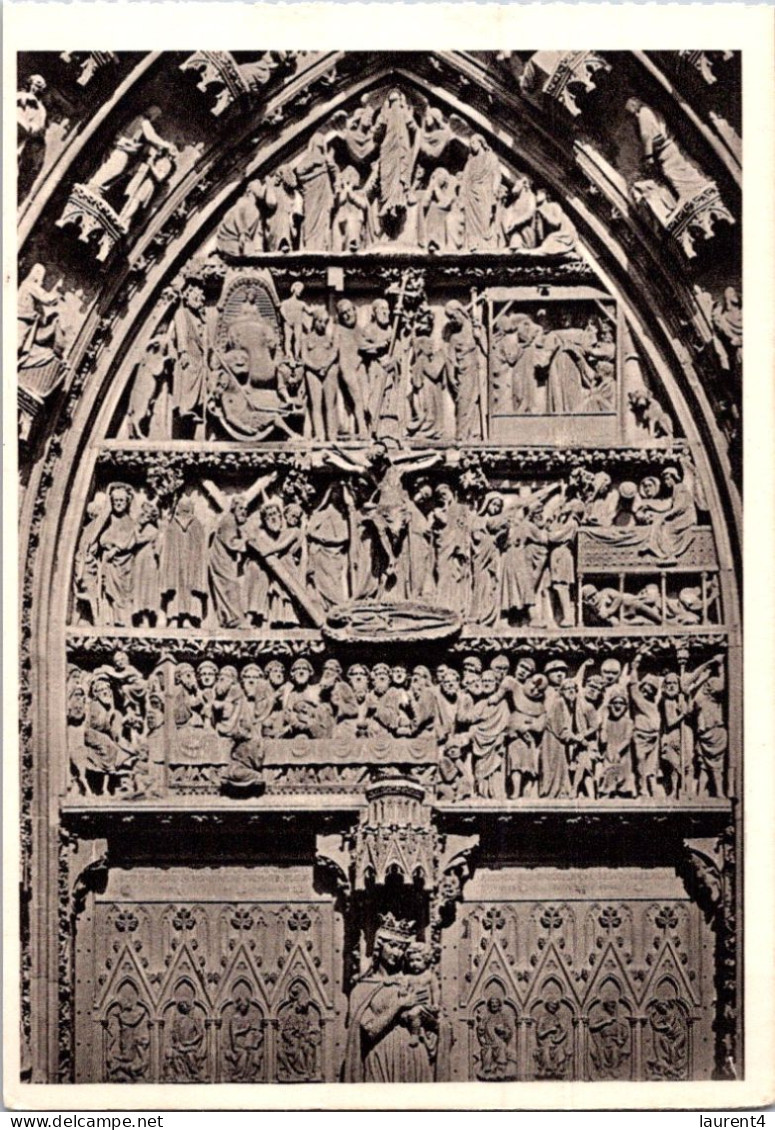 30-4-2024 (3 Z 26 A) Very Old  (2 B/w Potcards) Religious  - Strasbourg Cathedral - Jésus - Jezus
