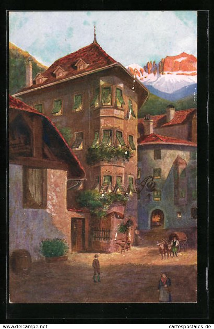 Cartolina Bolzano, Ca` De Bezzi Dal Secolo XIV.  - Bolzano