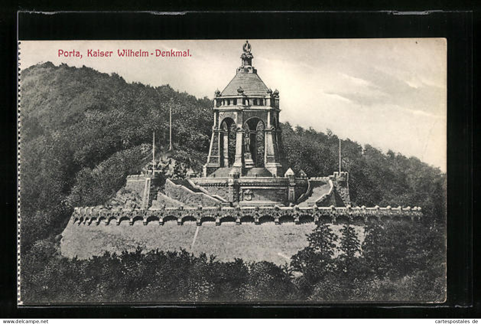 AK Porta, Kaiser Wilhelm-Denkmal  - Other & Unclassified