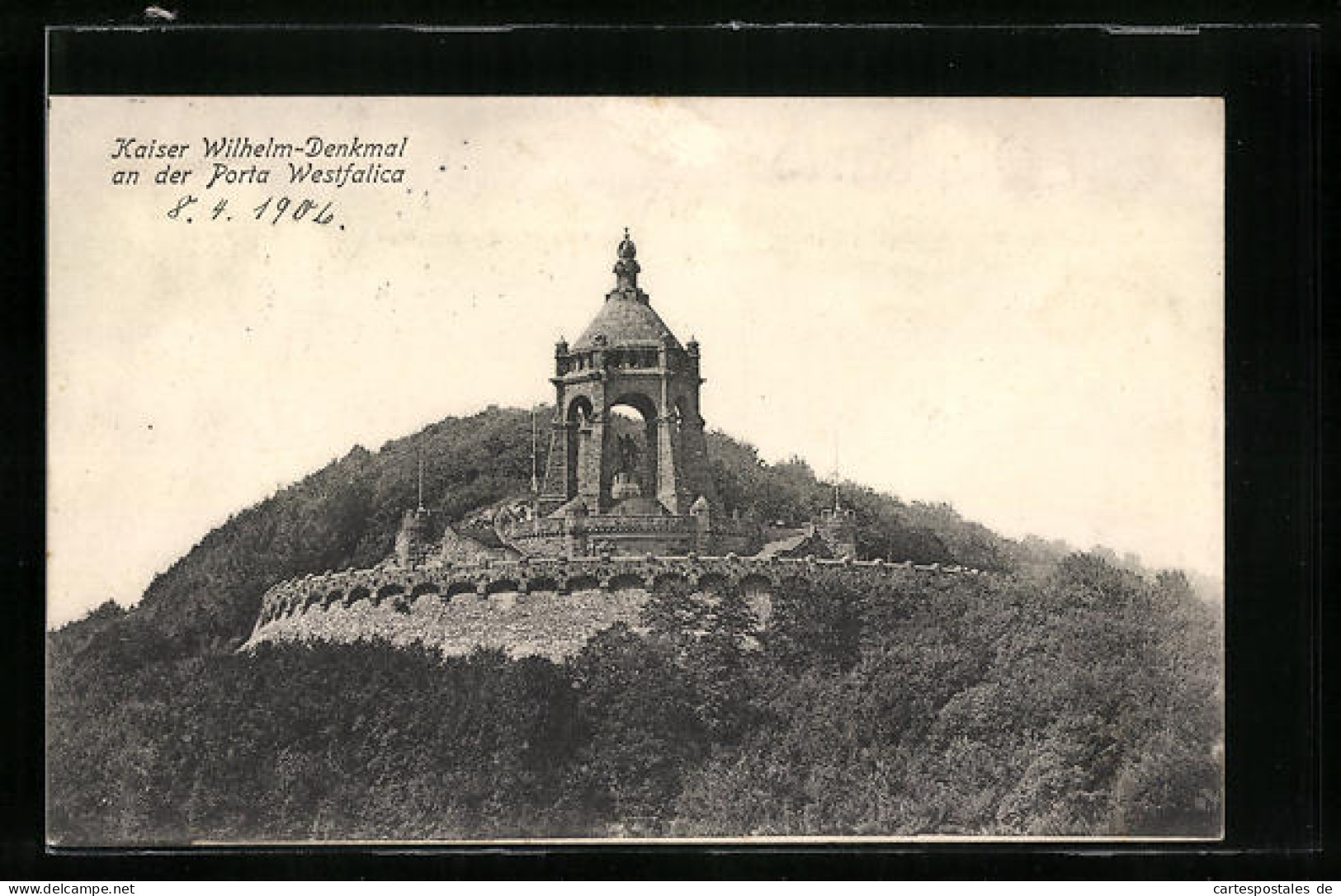 AK Porta Westfalica, Kaiser Wilhelm-Denkmal  - Other & Unclassified