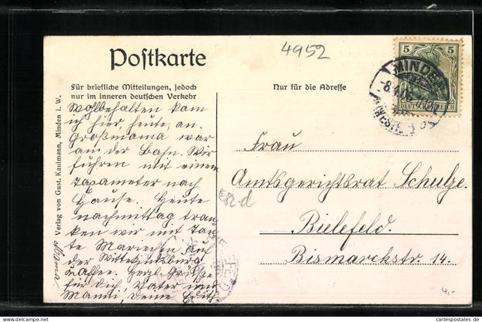 AK Porta Westfalica, Kaiser Wilhelm-Denkmal  - Other & Unclassified