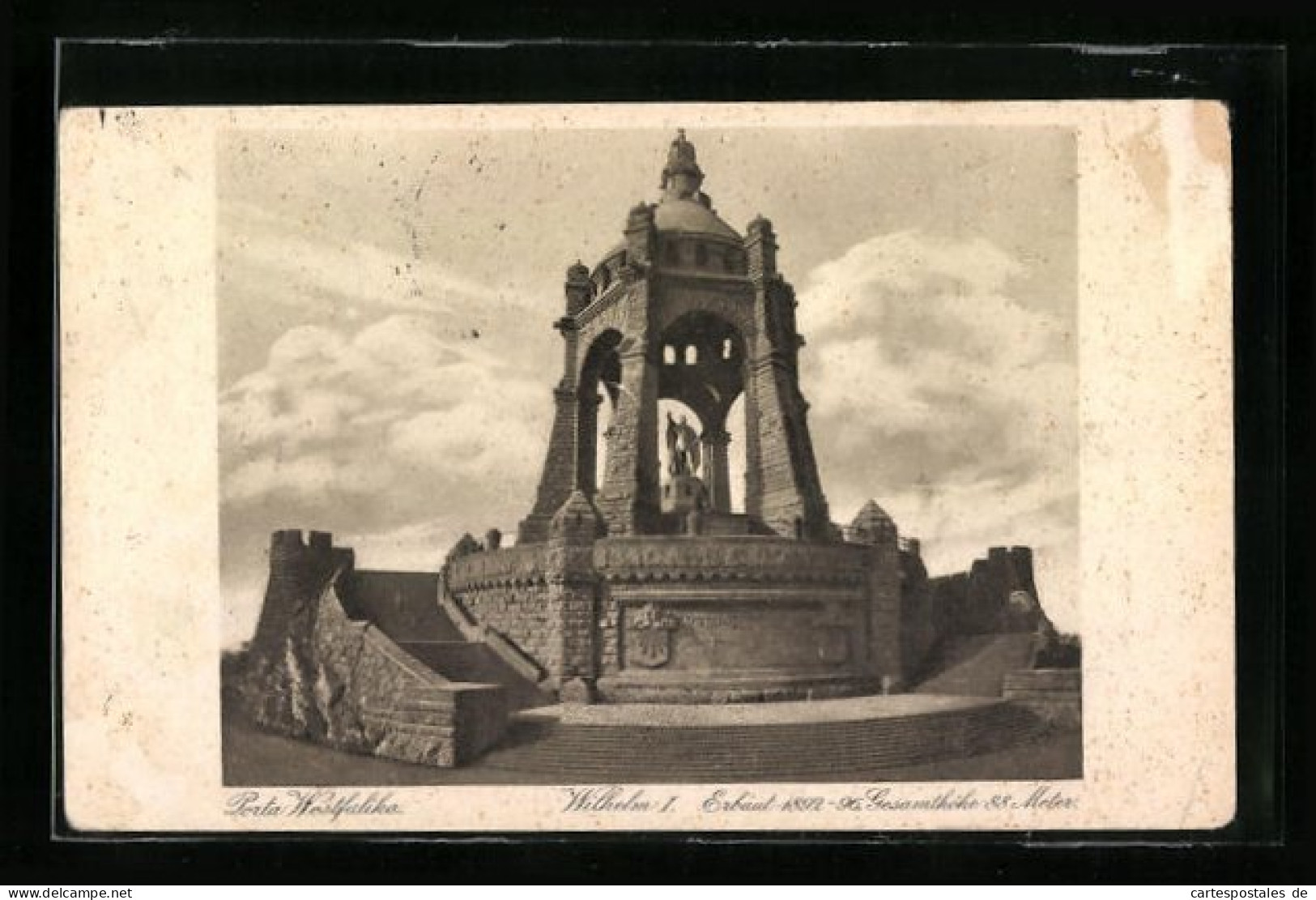 AK Porta Westfalica, Kaiser-Wilhelm-Denkmal, Wilhelm Der I.  - Other & Unclassified