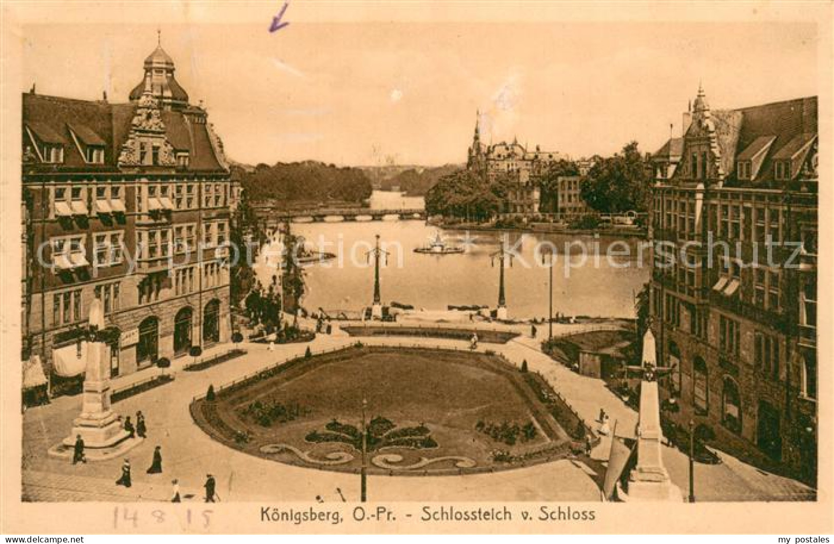 73704146 Koenigsberg Ostpreussen Schlossteich Und Schloss Koenigsberg Ostpreusse - Russie