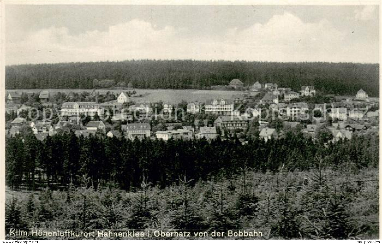 73703974 Hahnenklee-Bockswiese Harz Blick Von Der Bobbahn Totalansicht Hahnenkle - Goslar