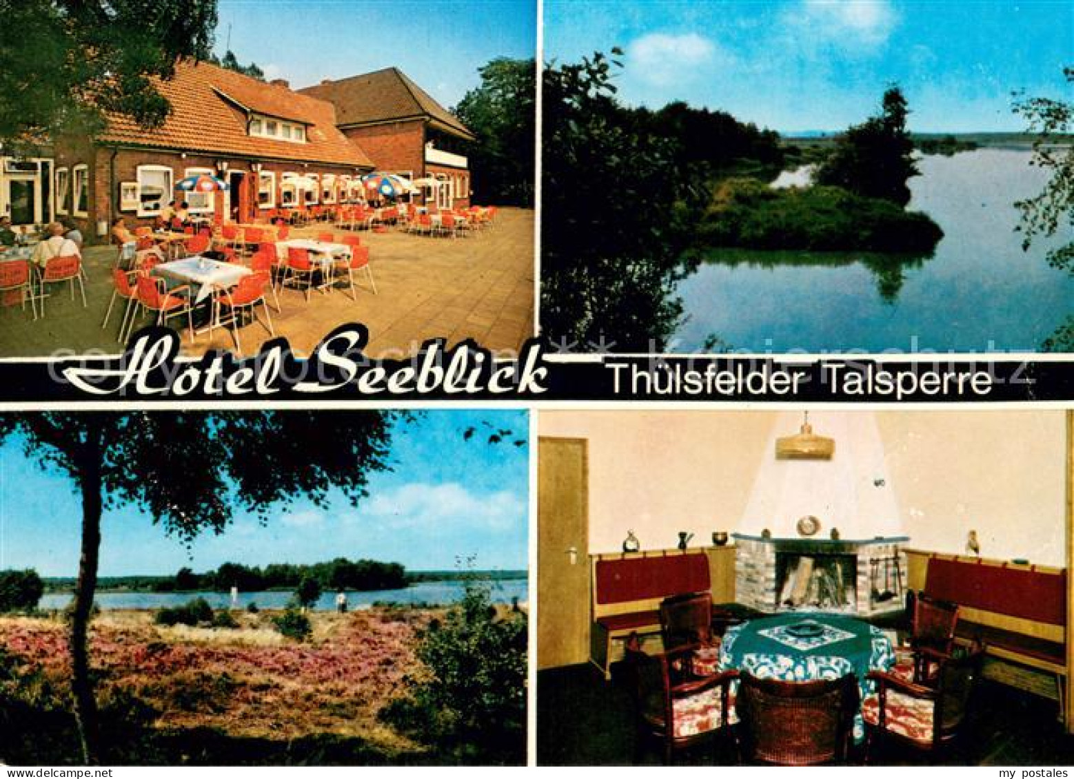 73703890 Thuelsfelder Talsperre Hotel Seeblick Terrasse Kaminzimmer Landschaftsp - Cloppenburg