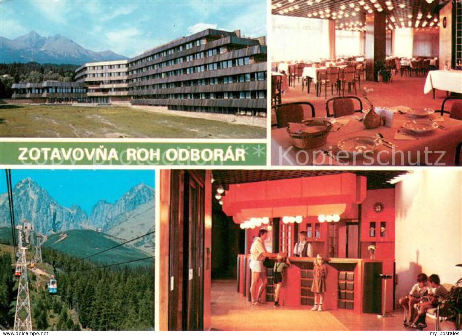 73703701 Vysoke Tatry Zotavovna ROH Odborar Berghotel Restaurant Bergbahn Hohe T - Slovakia