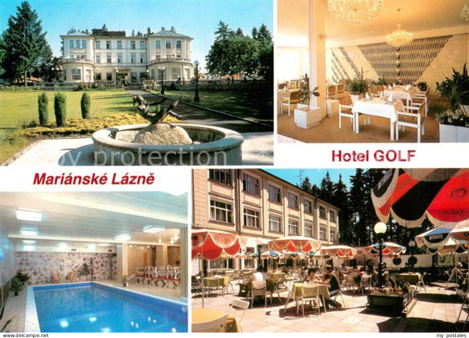 73703538 Marianske Lazne Hotel Golf Restaurant Terrasse Parkanlagen Hallenbad Ma - República Checa