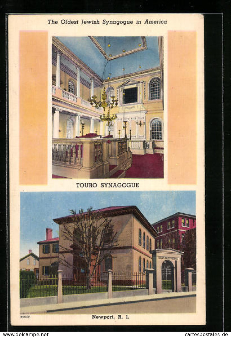 AK Newport, RI, Touro Synagogue, The Oldest Jewish Synagogue In America  - Newport