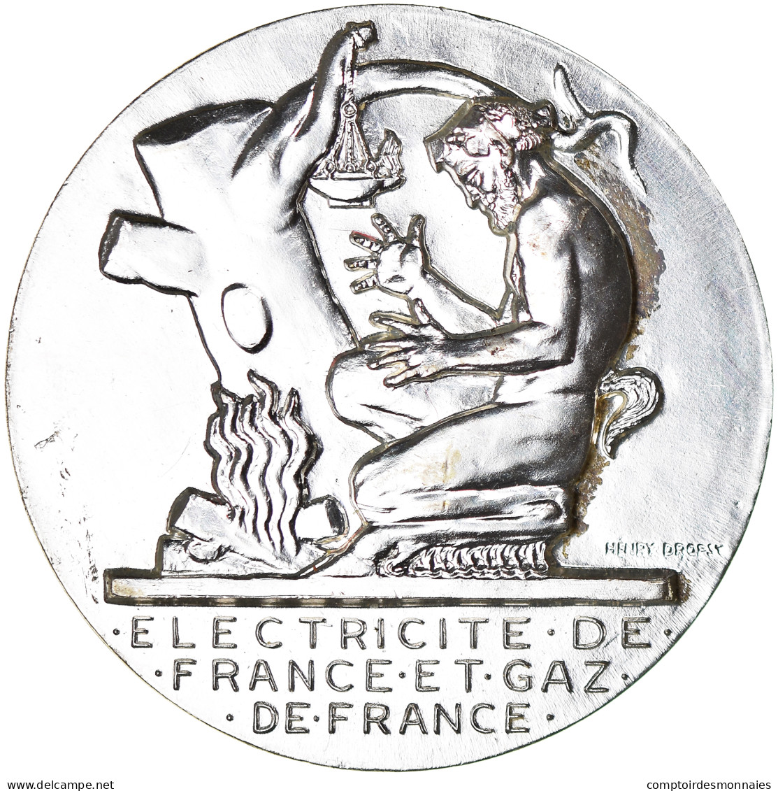 France, Médaille, Électricité De France Et Gaz De France, Business & - Altri & Non Classificati